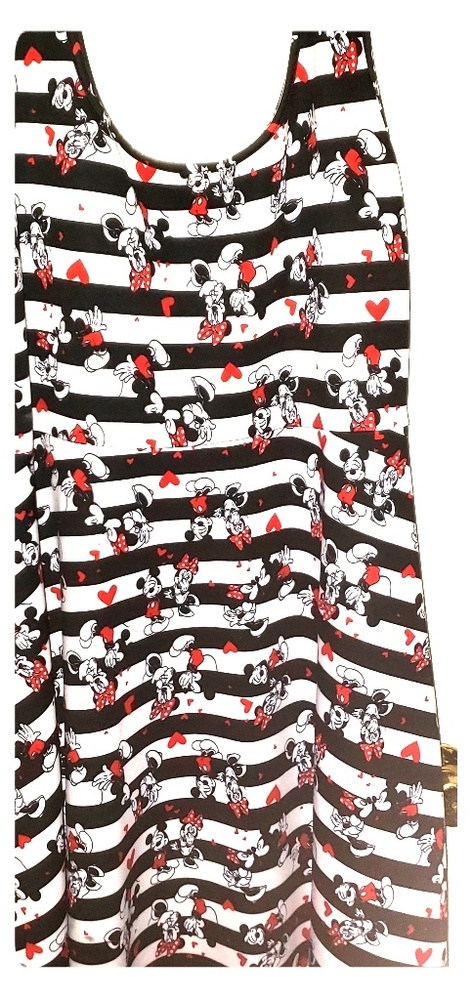 Cute Minnie and Mickey scuba style dress